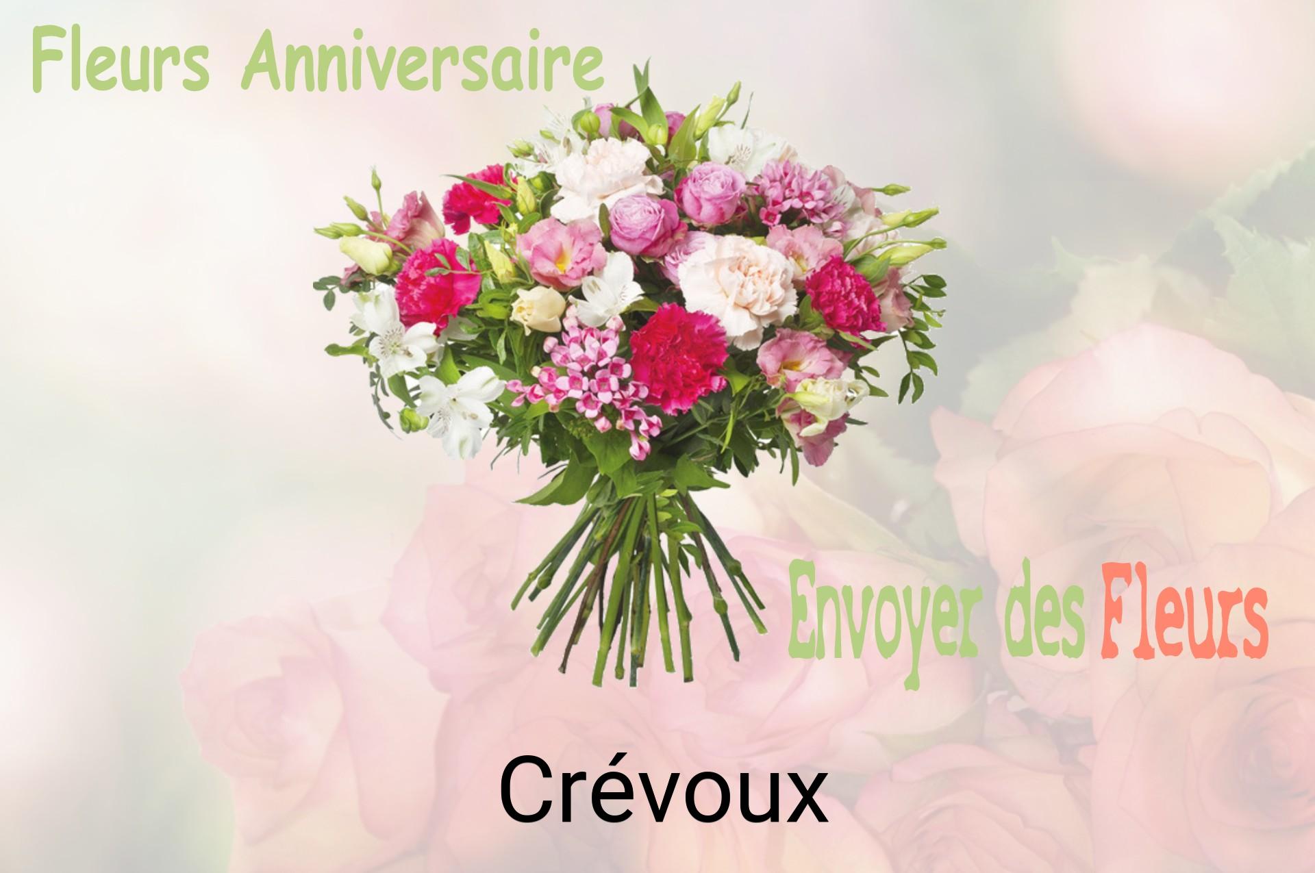 Bouquet de fleurs d’anniversaire livré à Crévoux