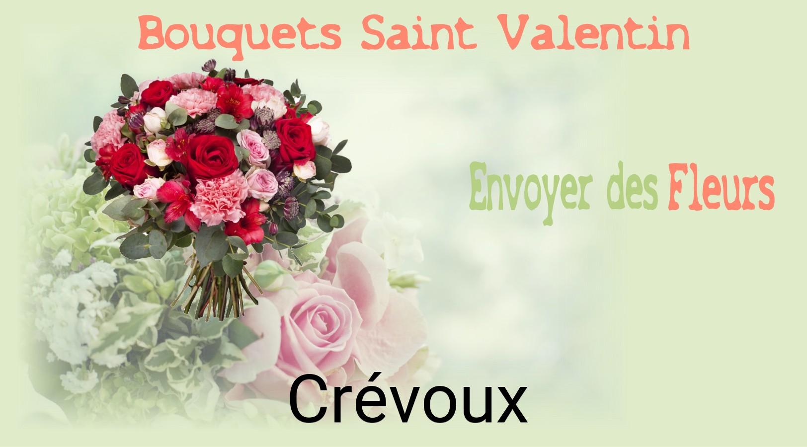 Roses de Saint-Valentin livrées à Crévoux